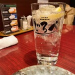 和牛炭火焼肉・韓国料理 じろべ  上尾店 - レモン炭酸水