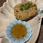 博多おでん自然薯 ちかっぱ堂 - 海老トースト