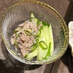 博多おでん自然薯 ちかっぱ堂 - あみ海老の塩辛青唐辛子