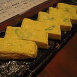 旬菜処 びいどろ - 九条ネギの出汁巻き玉子