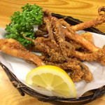 にしきや - げそ唐揚げ（550円）