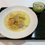 パスタ屋一丁目 - 料理写真:・ワッフルポテトベーコン ＋ ドリンクセット 1,140円/税込