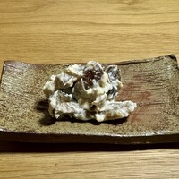 浅草じゅうろく - 柿としめじの白和え