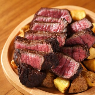 段戸山高原牛のステーキ