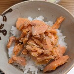 割烹 市川 - 鮭ごはん