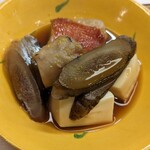 割烹 市川 - 金目鯛煮付け　豆腐も牛蒡も美味