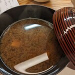割烹 市川 - お味噌汁作って頂きました