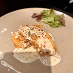 イタリアン チャイナバル村塾 - カレイのフリットマスタードソース490円