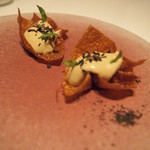 玉葱のムース　アールグレーの香り