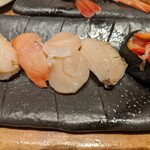 もりもり寿し - 貝五点盛り