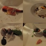 コルツ - 2014/05　ディナー　お魚は鯵、お肉は北十勝ファームの短角ランプ