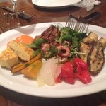 野菜の前菜と蛸のマリネ