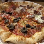 cafe島むん＋ - ピザのハーフ&ハーフ