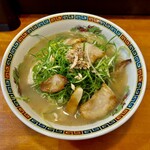 ラーメン 哲史 - 豚トロネギそば 1300円　※限定メニュー