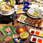 炭火と笑いの台所 とりすけ 難波本店 - 人気のとりすけコース