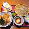 蕎麦遊膳 初花 - 鶏天丼セット　1210円