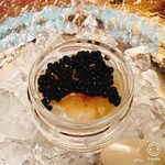 La maison du caviar 17℃ - 瀬戸内キャビアとホタテ貝のトマトコンソメジュレ重ね
