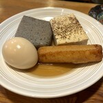 重蔵 - おでん（玉子・こんにゃく・焼豆腐・ごぼ天）