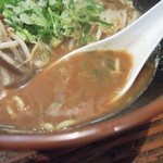 アサヒ - 味噌ラーメンのスープ