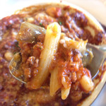 花・ふらんす食堂やまもと - Bランチ(¥1,980) 主菜:子羊肉ミートソースのオーブン焼き