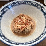 中華そば 坂井田 - おにぎり+スープ