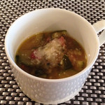 オステリアラリベラ - ランチ・鎌倉野菜のスープ