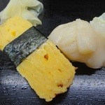 シゲちゃんすし - 玉子焼・ほたて