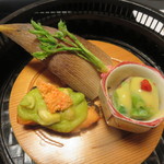 たか田八祥 - 鱒　筍　ぬた