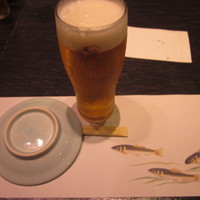 鮨政 西口店 - ランチビール　エビス生（小）　380円
