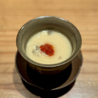 とり茶太郎 - 鴨出汁のトリュフチーズ茶碗蒸し