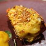 銀座 鮨 桃の木 - 伊勢海老マンゴーマヨネーズソース