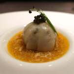 銀座 鮨 桃の木 - 帆立　旬茸