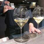 銀座 鮨 桃の木 - シモネ・フェブル・シャブリ・プルミエ・クリュ・モンマン