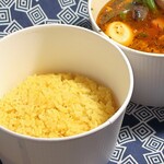 イエロースパイス - チキンスープカリーのご飯