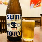 湖南人家 - 20241121サントリー生ビール　中瓶660円