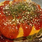 鉄板・お好み焼き 五十家 - 肉玉うどん