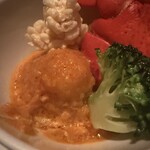 眺遊楼 - エビチリ　結構チリチリ　からめ　オマール海老のシンガポールチリソース