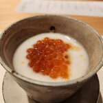 やまや総本店　膳 - 茶碗蒸しが蕪と筋子の下に隠れてます