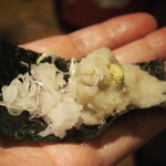 石臼挽手打 そばの音 - そばがき