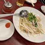 楽園 - センマイとネギ生姜和え