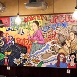 シガン 生サムギョプサル専門店 - オシャレなウォールアート