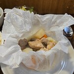 キッチン ブルー グローブ - オープン