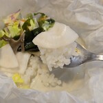 キッチン ブルー グローブ - お新香ご飯