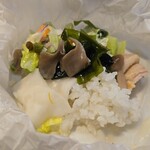 キッチン ブルー グローブ - 最後のワンプレート