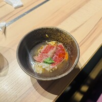 焼肉㐂舌 南船場 - 味変の出汁茶漬け