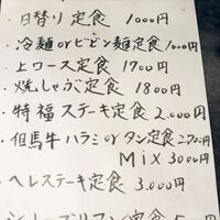 大阪福島焼肉 とっぷく - 20241111メニュー