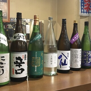料理に合う美味しい銘酒が勢揃い！季節限定酒もお見逃しなく