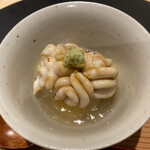 東山無垢 - 白子、栗とご飯とともに