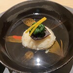 東山無垢 - 蟹真薯のお椀