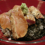 う越貞 - 漬けにしたのどぐろのご飯